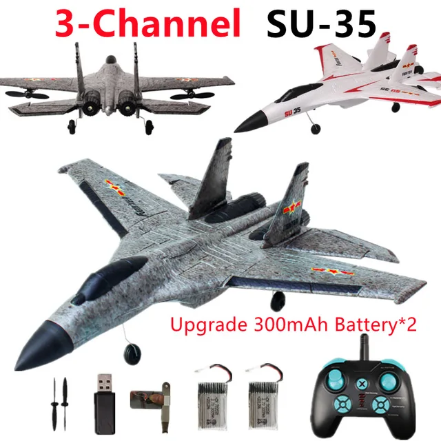 EPP RC Airplane 2.4GHz 3CH 6-axis Gyro RC Gliding Plane SU35 Fixed Wing Aircraft Foam Dron Electric Remote Control Outdoor Toys 1