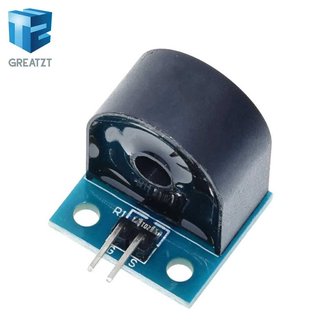 

GREATZT 1PCS 5A Sensor Range of Single-Phase Module Ac Current Sensor Module For Arduino