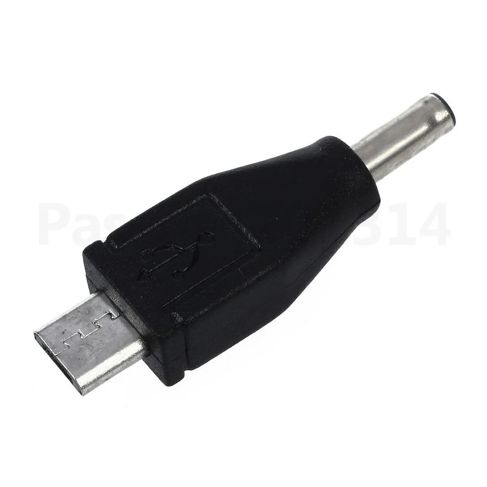 

50PC New DC 3.5mm Power Adapter to Micro USB 5 Pins Male Connector