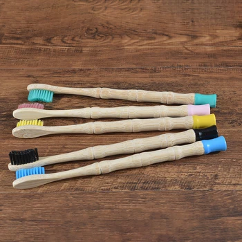

New 4 pcs Adult Bamboo Toothbrush Medium Bristles Eco Friendly Biodegradable Toothbrush Sustainable Compostable Tooth Brush