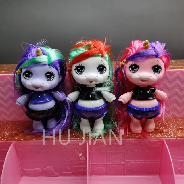 New 1PC/3Pcs/set Unicorn DollLittle Monster Slime Doll Parents Give Children Holiday Gifts 3