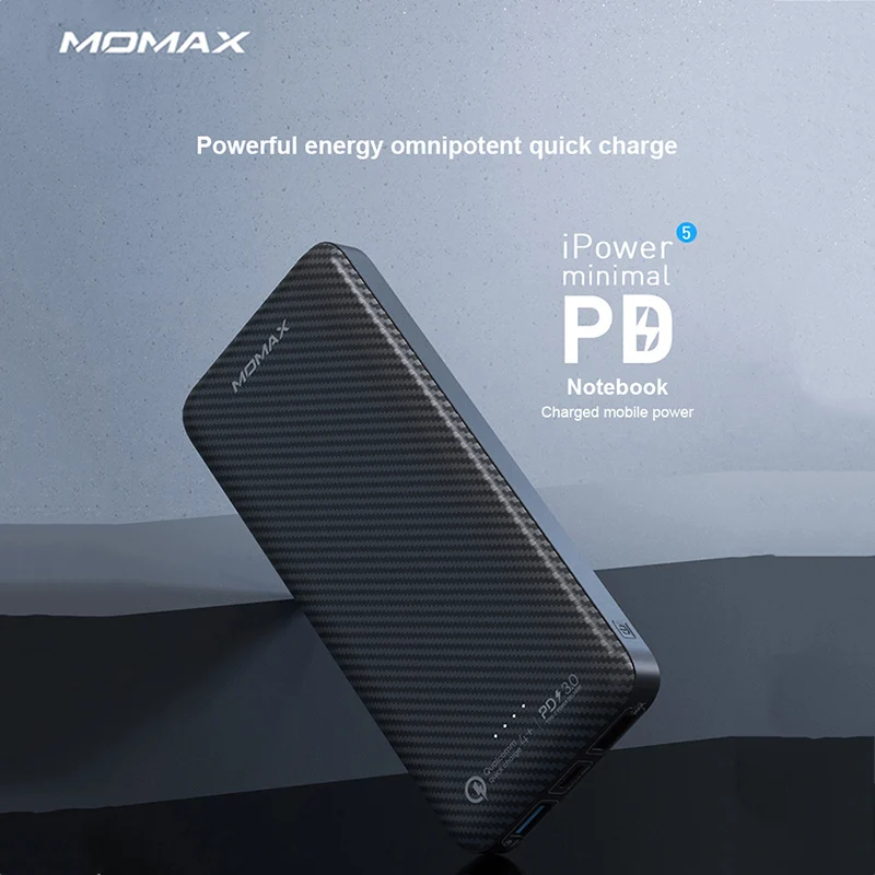 

MOMAX IP71 Power Bank 20000mAh PD fast charge 63W mobile power trust bank charging treasure in Power Bank