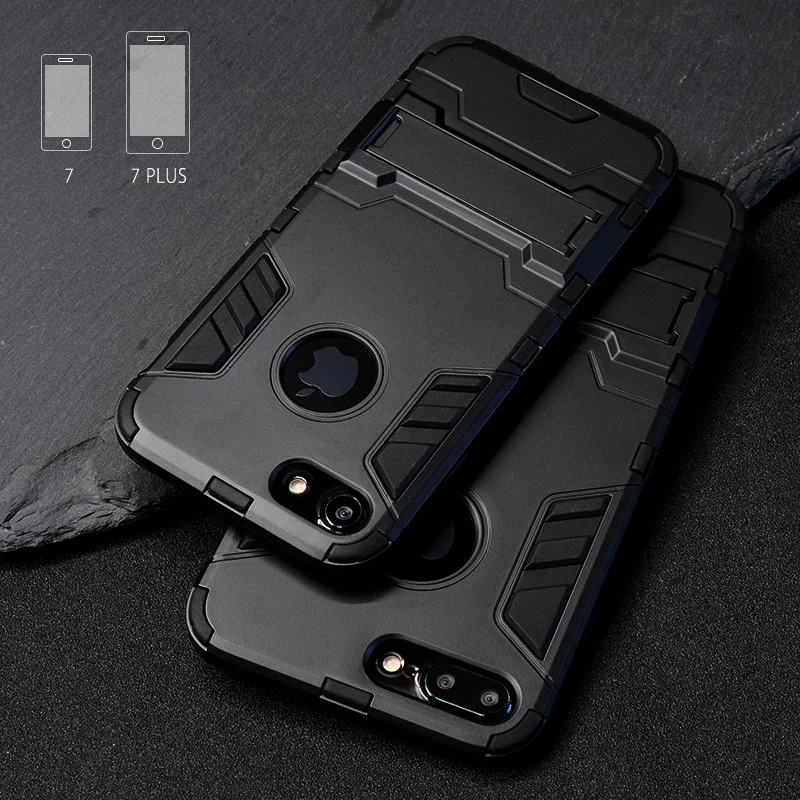 Роскошный чехол накладка для iPhone 7 8 6 6S Plus X S XS Гибридный ТПУ + жесткий ударопрочный