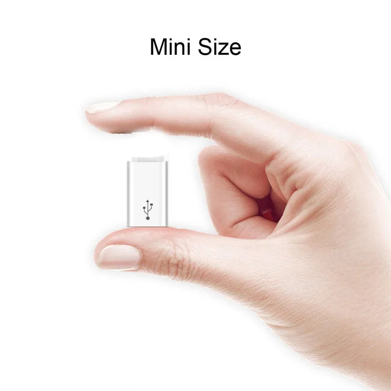 2 шт./лот мини-адаптер для lightning Male к Micro USB Female OTG 8-контактный для iPhone 11 5 XS Max XR X 8 7 6 Plus зарядный конвертер