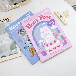 Cute Kawaii Magazine Series Sticker Notebook Journal Diary Scrapbooking DIY Decorative Book Stationery Supplies for Students