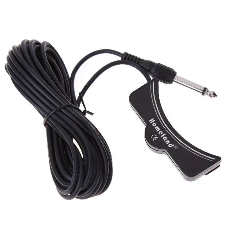 Классическая акустическая гитара усилитель Soundhole Pickup 6,3 мм Jack 5 м кабель