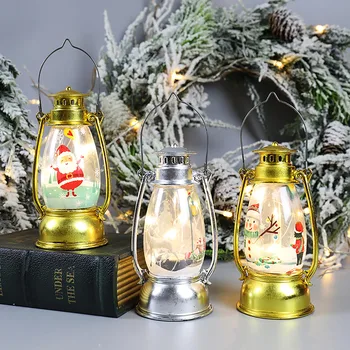 

Home decor Lantern Led Creative Christmas Decorations for Home Luminous Portable Lantern Christmas Decoration