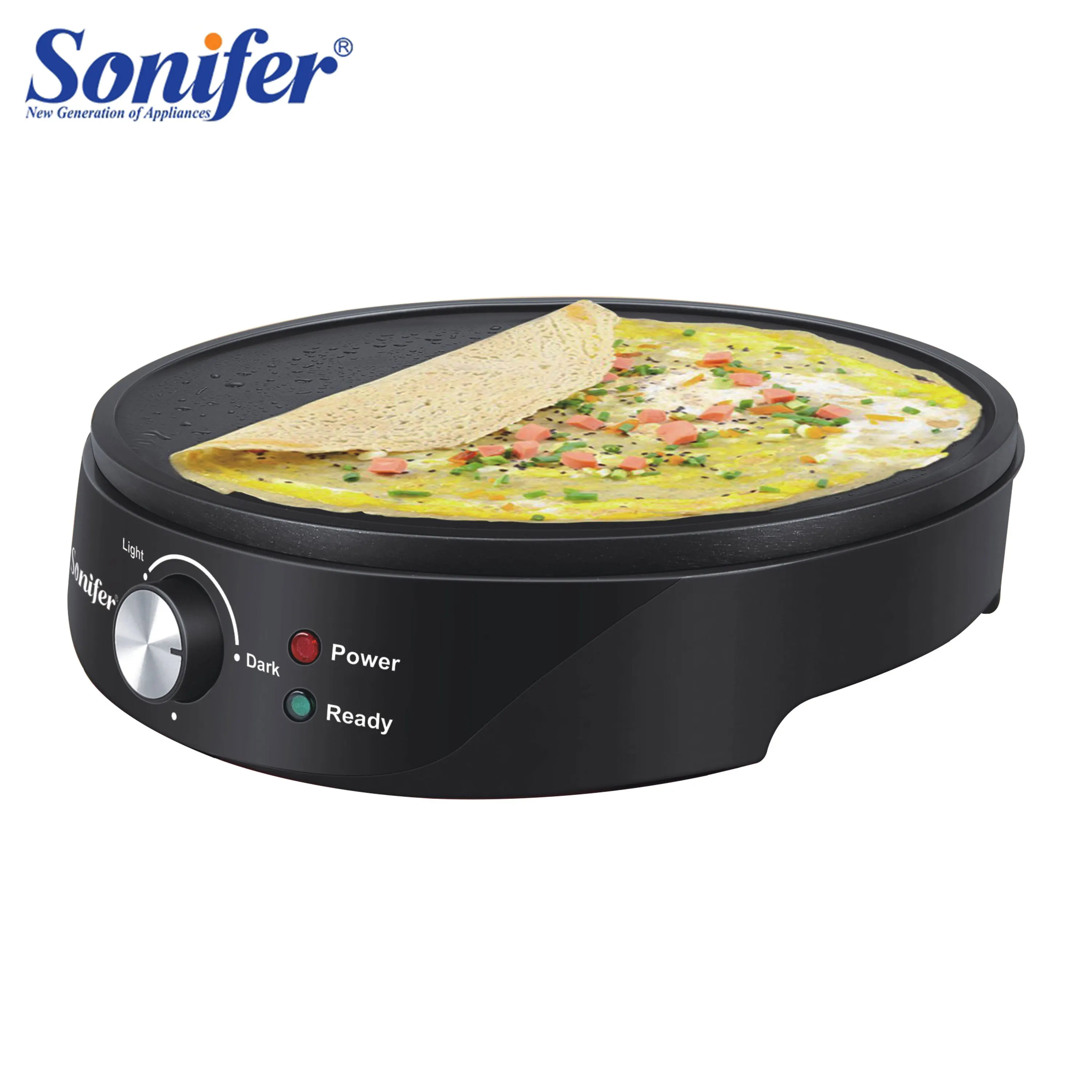 

1200W Electric Pancake & Crepe Maker Household Kitchen Cooking Tools Non Stick Hot Plate Pan Variable Temperatures 220v Sonifer