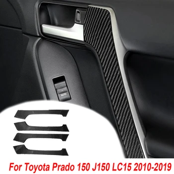 

Decal Armrest Trim Sticker Decor Accessory Black 4pcs Interior Useful New