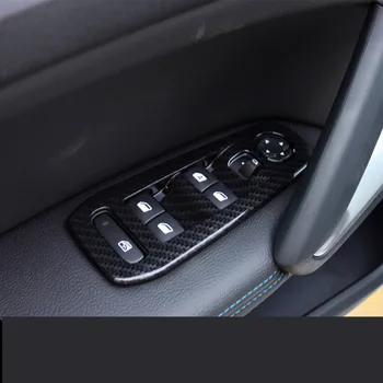 

4PCS/SET Glasses Window Switch Decorated Frame For Peugeot 408 308 AA600