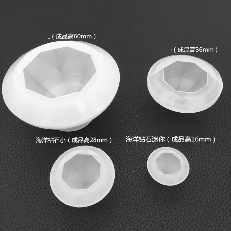 3D Алмазная форма эпоксидная смола, форма DIY ожерелье кулон инструменты принадлежности для рукоделия силиконовые формы для украшения шоколадного торта