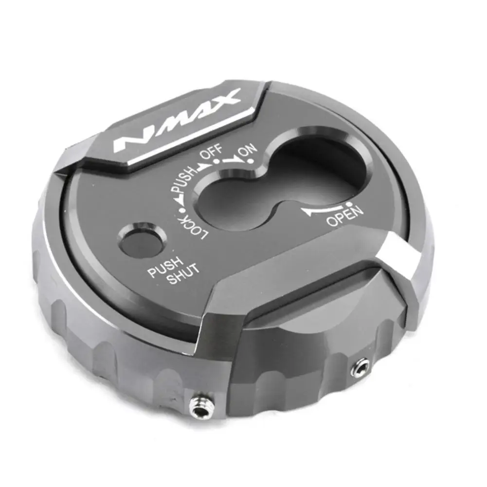 Dragonpad мотоцикл алюминиевый сплав замок крышка ключ отверстие Крышка для Yamaha nmax155