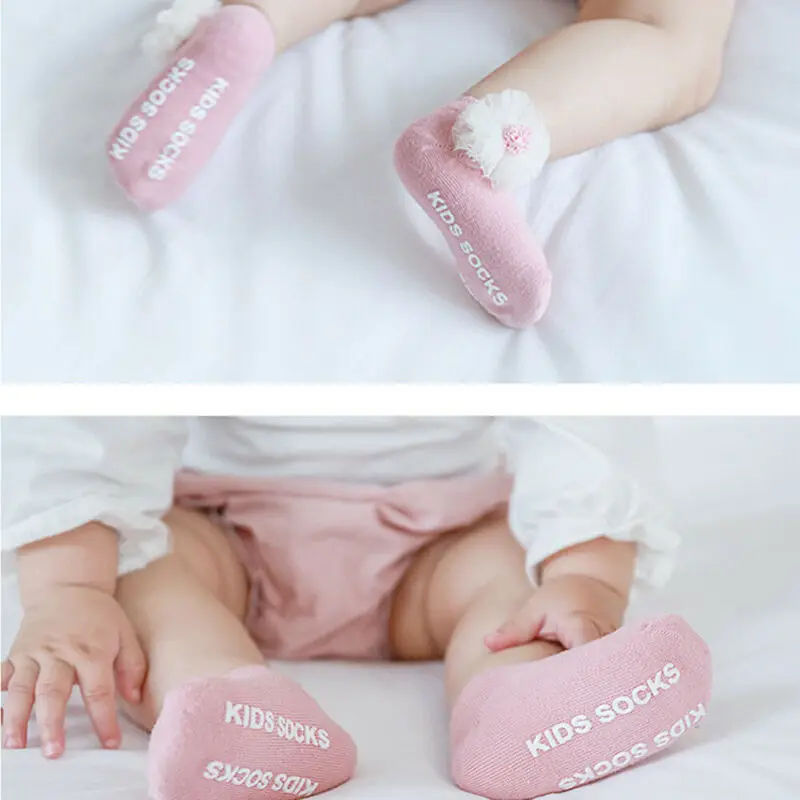 Носки для маленьких девочек, 4 стиля, 3 пар/уп. милый набор носков до лодыжек для малышей, детские кружевные носки с бантом