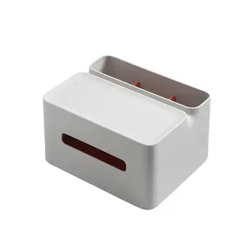 

Home Kitchen Plastic Desktop Tissue Box Living Room Coffee Table Plastic Paper Towel Storage Box SWWQ
