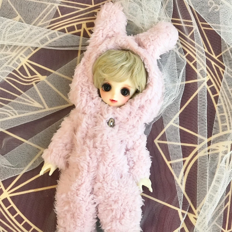 Кукла Одежда 1/6 BJD одежда комбинезон «кролик» животное плюшевый костюм для 1/6 BJD кукла аксессуары Кукла Одежда розовый цвет