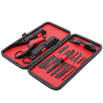 

Stainless Steel Pedicure Professional Nail Clipper Set Cuticle Eagle Hook Tweezer Manicure Beauty Tools Kit