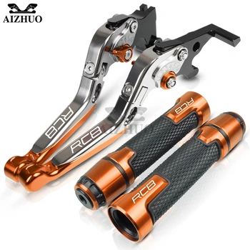 

Motorcycle Levers Brake Clutch Levers & Grips Handle Grips End Set For KTM RC8 RC 8 RC8R 2009 2010 2011 2012-2015 2016 2017 2018