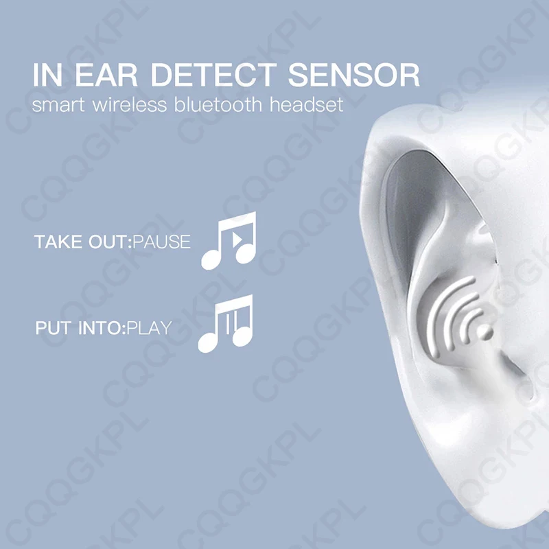 45db ANCAir13 Plus TWS True Light Sensor Wireless Earphone Bluetooth 5.0 Earphone Ultra bass Earphone PK Air12 Plus i900000 Pro