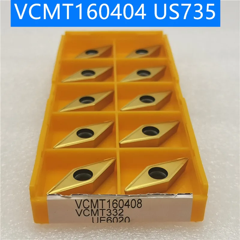 

20PCS VCMT160404 VCMT160408 UE6020 VP15TF internal Turning Tools Carbide insert Lathe cutter Tool VCMT 160404 VCMT 160408
