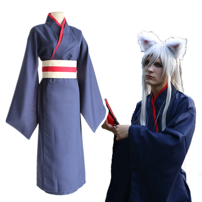 Kamisama Поцелуй Костюмы для косплея ТОМО косплей костюм синий кимоно Хэллоуин