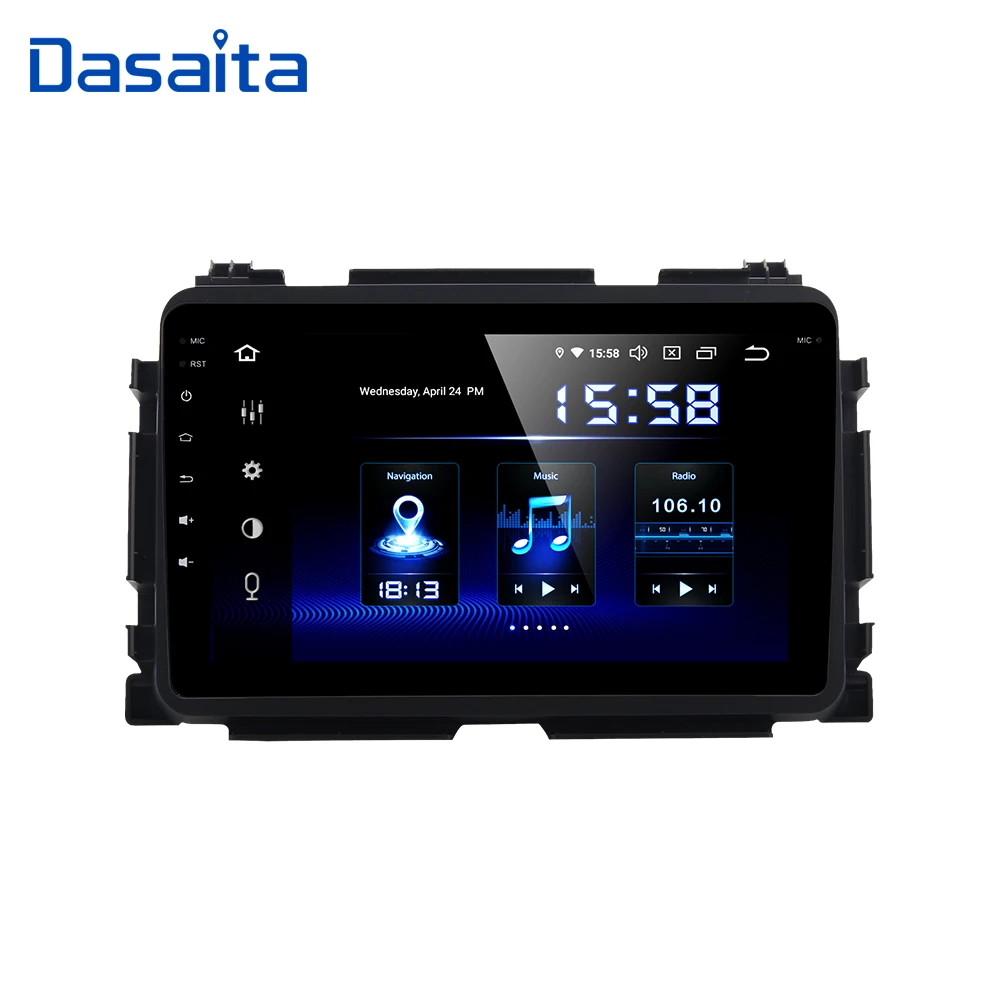 Dasaita 9 &quotAndroid 10 Автомобильный GPS радио плеер для Honda Vezel HR V HRV 2014 2017 с восьмиядерным 4