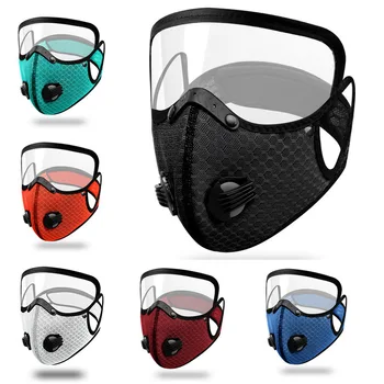 

Adults Anti Dust Facial Mask Breathable Reusable Washable Sport Cycling Face Masks Anti-pollution Activated Carbon Filter Mask