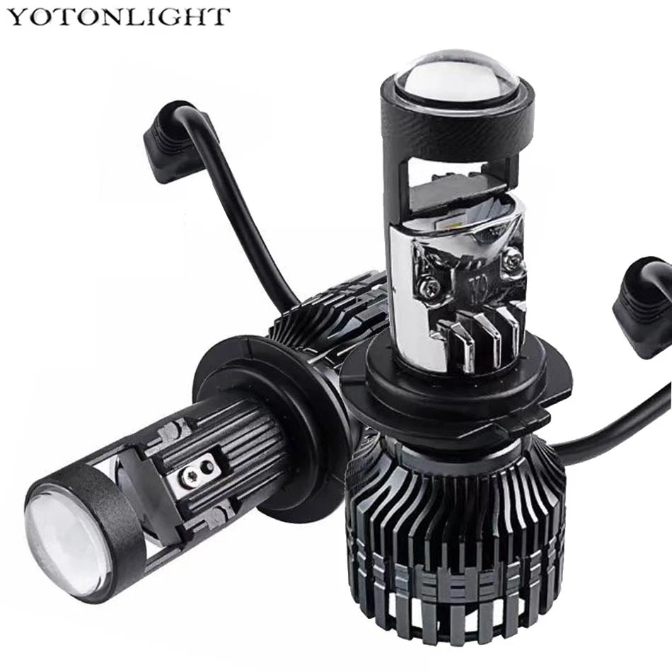 2x 16000lm Mini H7 Led Projector Headlight H11 H8 H9 Led Bulb Hb3 Hb4