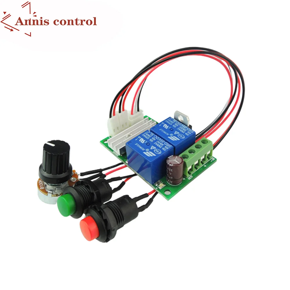 

PWM 12v DC Speed 6V12V24V Switch Electric Push Rod Motor Controller Button voltage regulator 220v