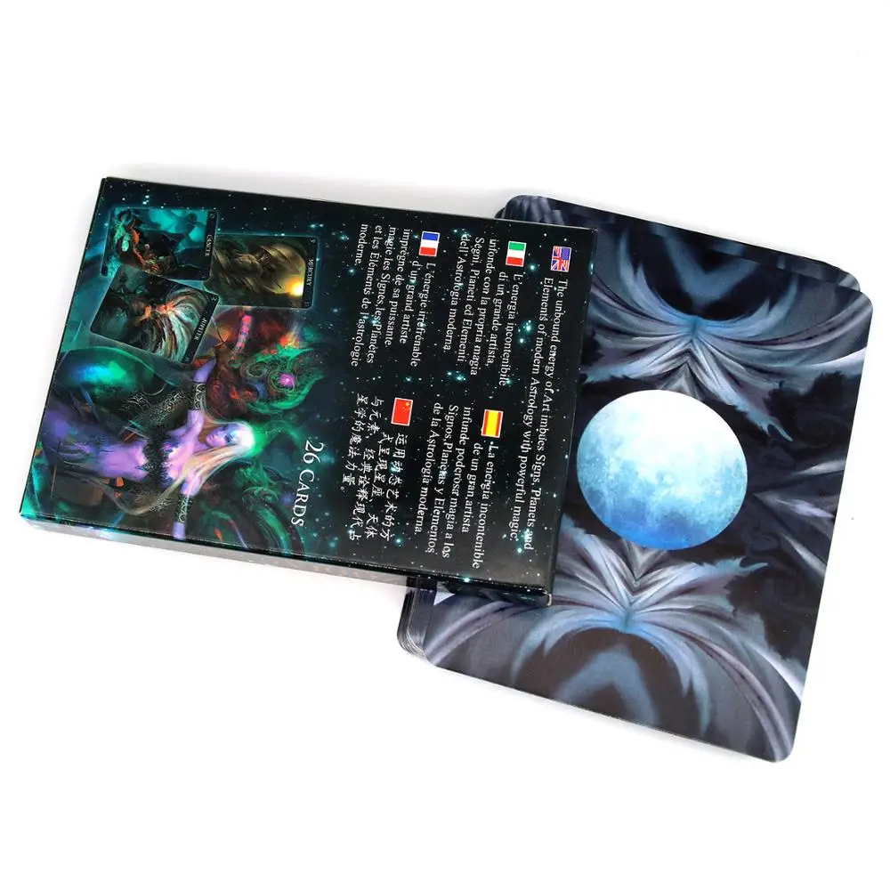 Barbieri Zodiac Oracle карты Таро набор палубных карт астрологический гадание пять языков
