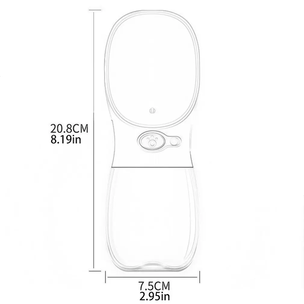 Portable Pet Dog Water Bottle For Small Large Dogs Travel Puppy Cat Drinking Bowl Outdoor Pet Water Dispenser Feeder