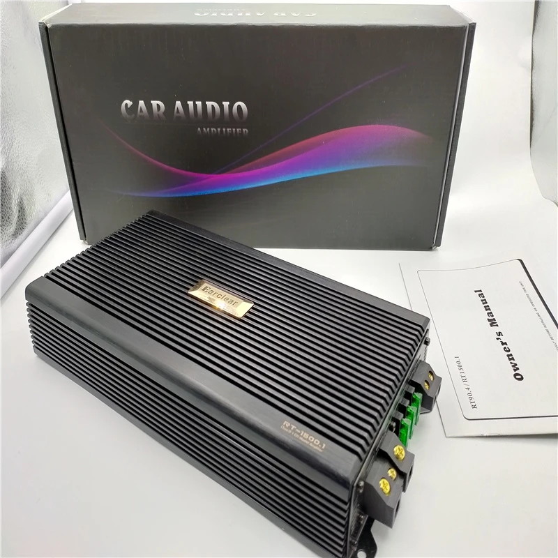 AMPLIFICADOR POTENCIA para altavoz de Audio de coche, accesorio de segunda mano repuesto para amplificador clase D de coche, canales, negro|Monoamplificadores| - AliExpress