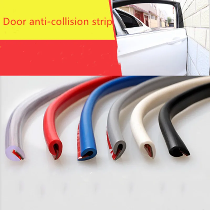 

1M/Lot Auto Universal Car Door Edge Rubber Scratch Protector Moulding Strip Protection Strips Sealing Anti-rub DIY Car-styling