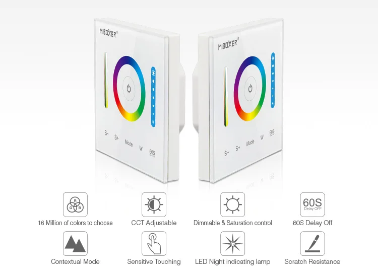 Mi boxer P1/P2/P3 умный контроллер панели Dim mi ng светодиодный диммер RGB/RGBW/RGB+ CCT цветовая температура CCT для светодиодной панели/полосы света