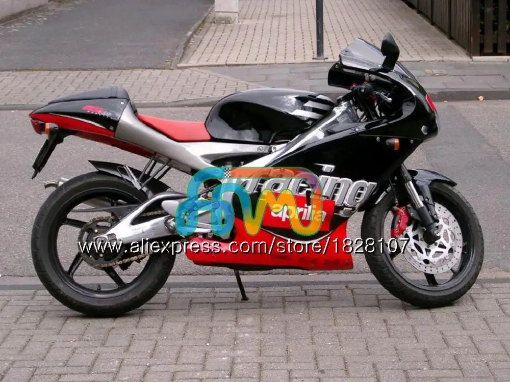 RS125R для Aprilia RS 125 черный глянец R RR RS125 99 00 01 02 03 04 05 64BS. 4 RS4 RS-125 1999 2000 2001 2002 2003 2005 обтекатель - Цвет: No. 17