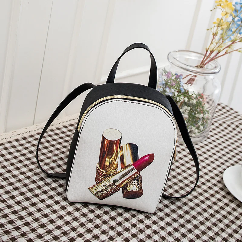 Новинка осени, стильный мини рюкзак, женская сумка, с рисунком, для студентов, подарок на день рождения, для борьбы