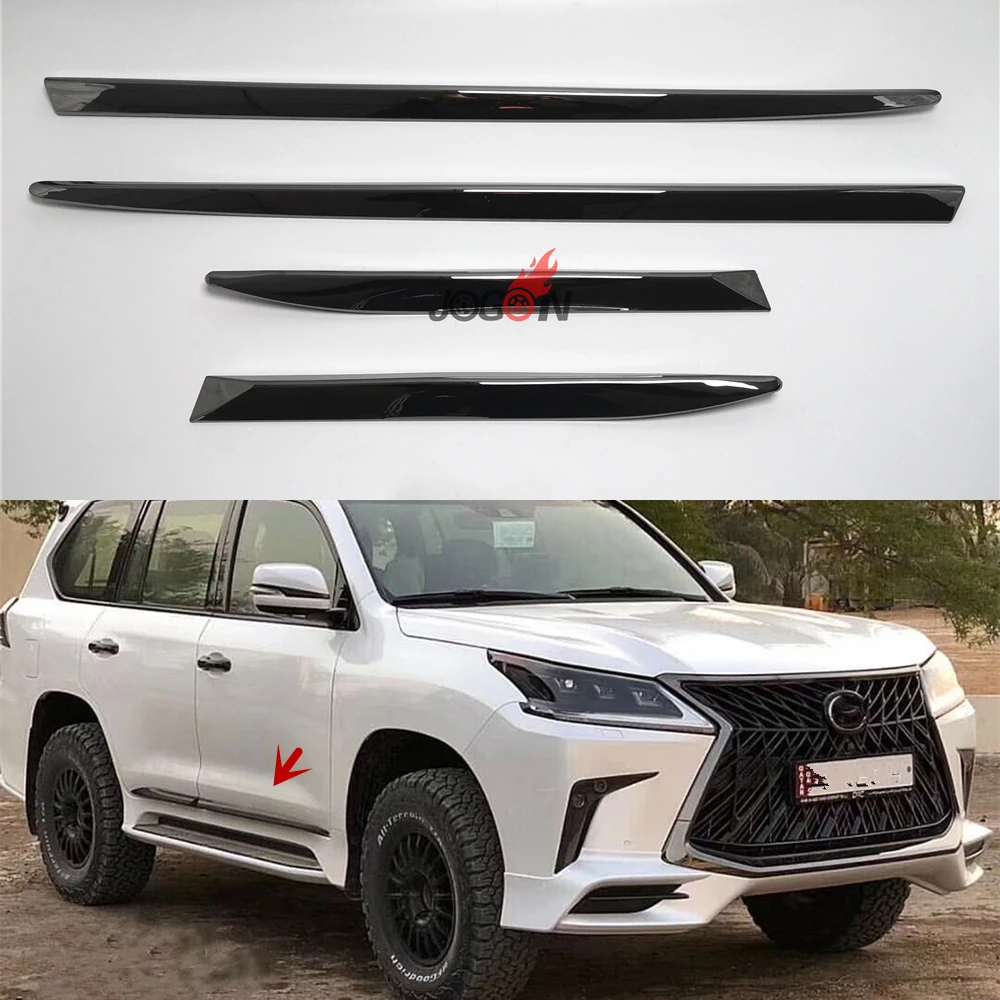 Автомобильная боковая дверь защита корпуса Накладка для Lexus LX570 2017 2018 2019 ABS Хром