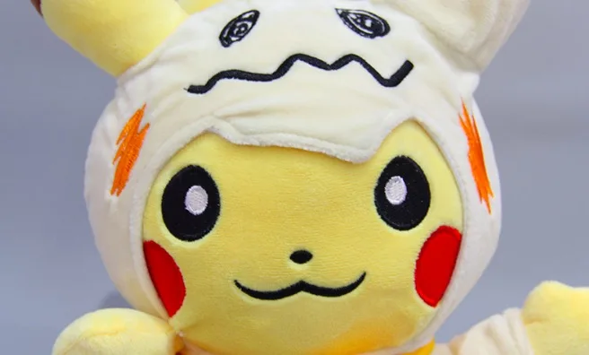 30 см Косплей Покемон Пикачу Mimikyu Q с сумкой подвеской Мягкие плюшевые куклы