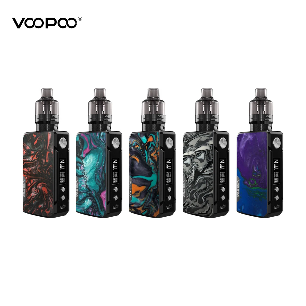 Оригинальный стартовый набор VOOPOO Drag 2 электронные сигареты с баком PnP 4 5 мл