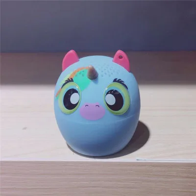 מיני חמוד בעלי החיים Bluetooth רמקול נייד קריקטורה חיצוני מוסיקה נגן Stero קטן Loundspeakers תמיכה עצמי טיימר דיבורית