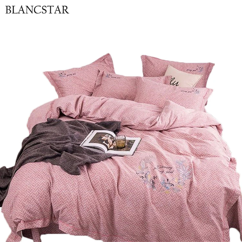 

Blancstar Bedding Sets 100% Cotton Bed Linen Stitch Bedding Set Comforter Bedding Set Comfort Q037