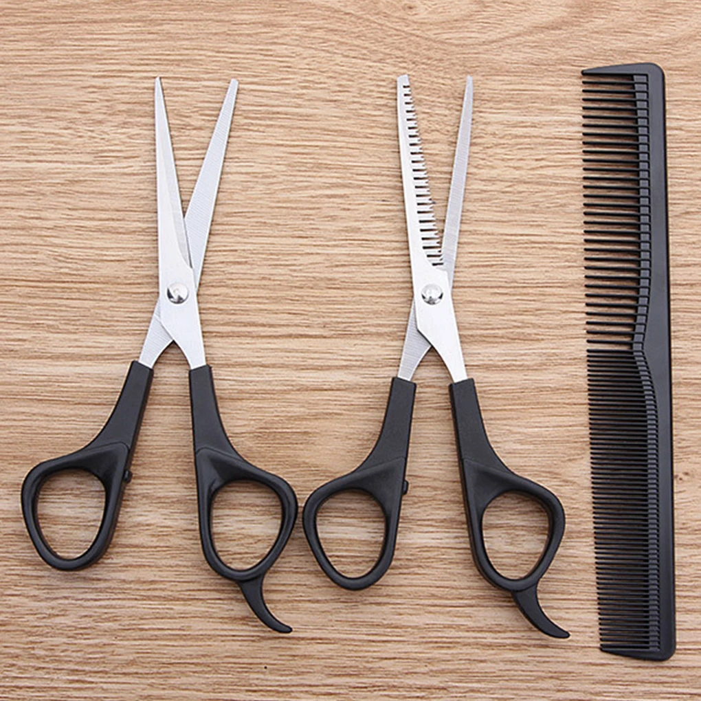 Высокое качество 3 шт. парикмахерские ножницы гребень набор Профессиональная