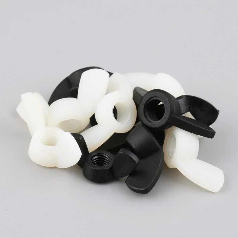 

10pcs/lot Nylon wing nut M4 M5 M6 M8 Disc nuts PC transparent plastic Butterfly nuts