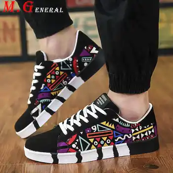 

Lace Up Men's Sneaker Fashion Canvas Men Shoes Colorful Flat Mens Shoes Casual Man Low Top Summer Comfort Shoe Tenis Zapatos C63