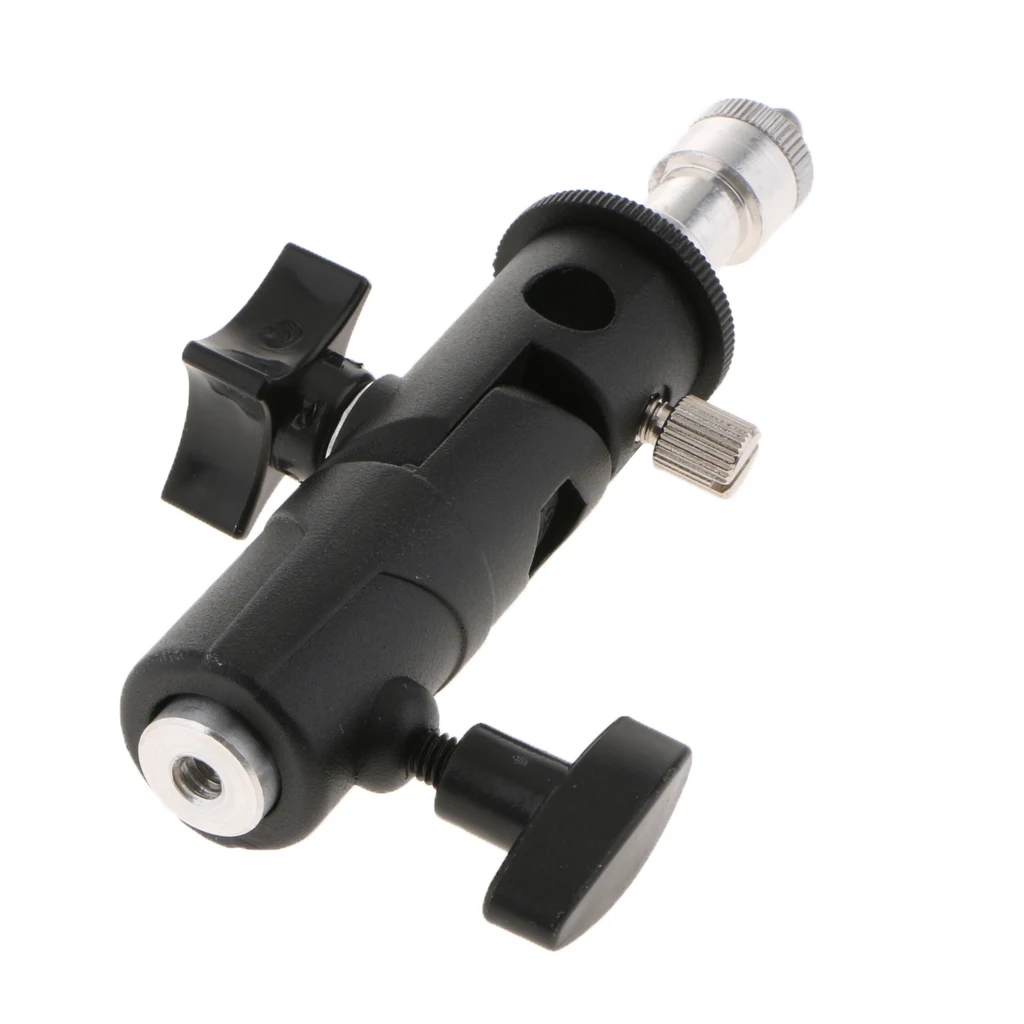 Camera Speed Light Stand Flash Hot Shoe Umbrella Bracket Swivel Tripod Mount Adapter for Canon Nikon DSLR