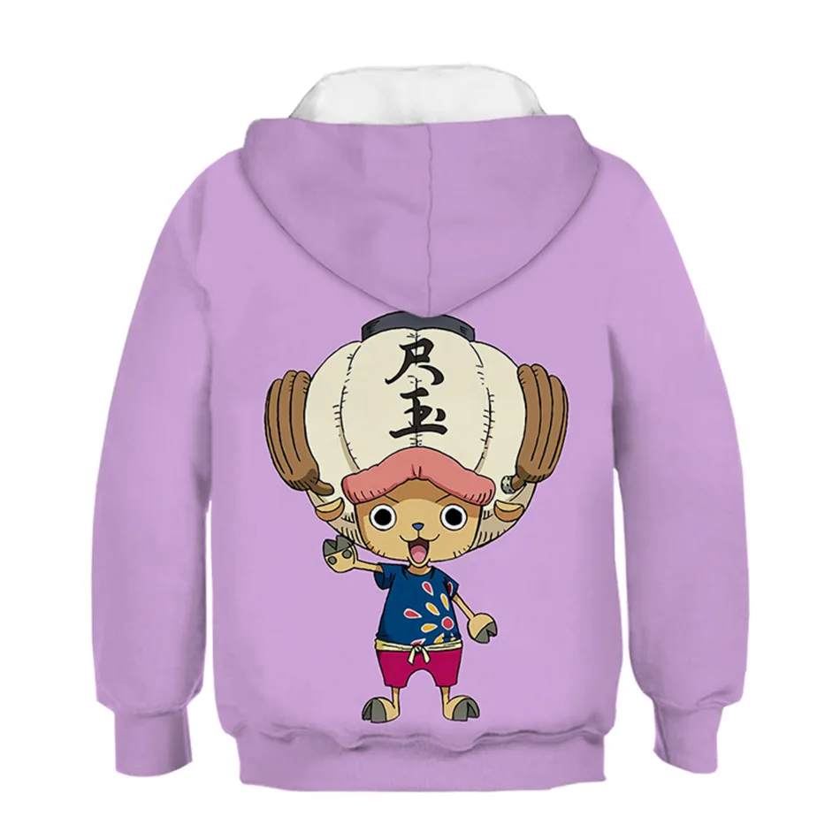 Детская Лидер продаж японское аниме One piece толстовки Луффи 3D свитшот с капюшоном с принтом осенний пуловер для детей Топы От 4 до 13 лет