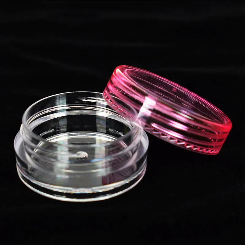 

5 Pcs/Pack 5g Empty Cosmetic Eyeshadow Jar Pot Small Portable Face Cream Container Box Transparent Plastic Sample Vials