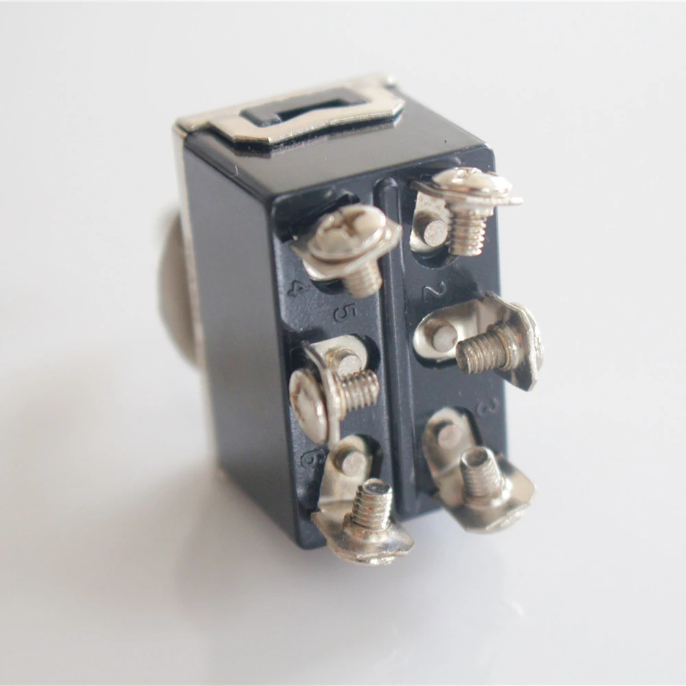 5x Heavy Duty 15A 250V DPDT 6 Pin ON-OFF-ON 3 Position Toggle Switch 