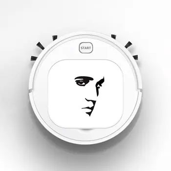 

Auto USB Sweeping 1800Pa Multifunction Smart Robot Vacuum Cleaner Dry Wet Vacuum Floor Cleaner Elvis Presley Face