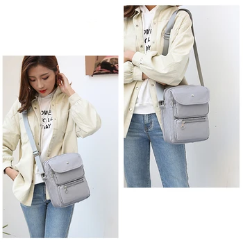 

Korean Business Casual Crossbody Bags Vertical Oxford Men's Shoulder Bag Ladies leather single Shoulder Bag bolso mujer