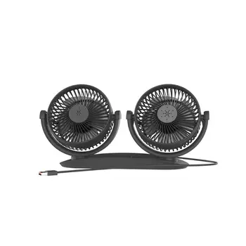 

Dual Head USB Powered 3-Speed Car Dashboard Cooling Fan for SUV Desk Home Office